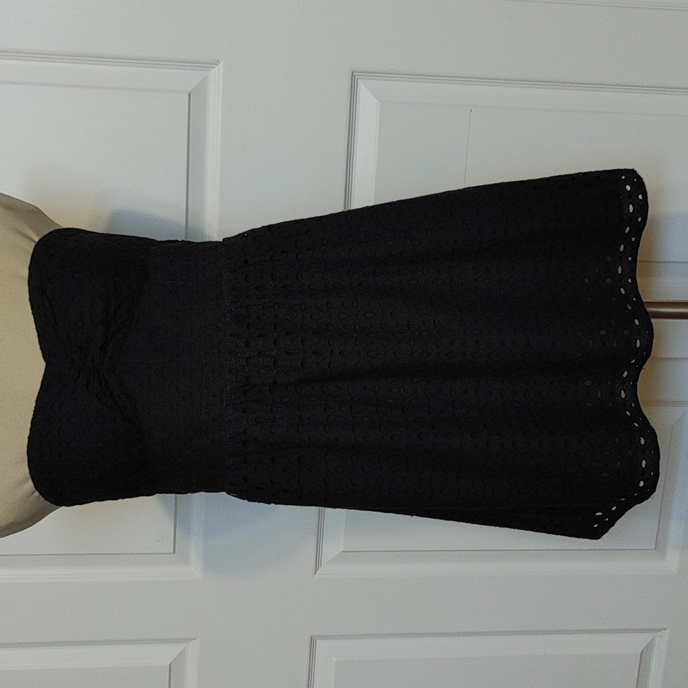American Eagle Outfitters Black Strapless Dress